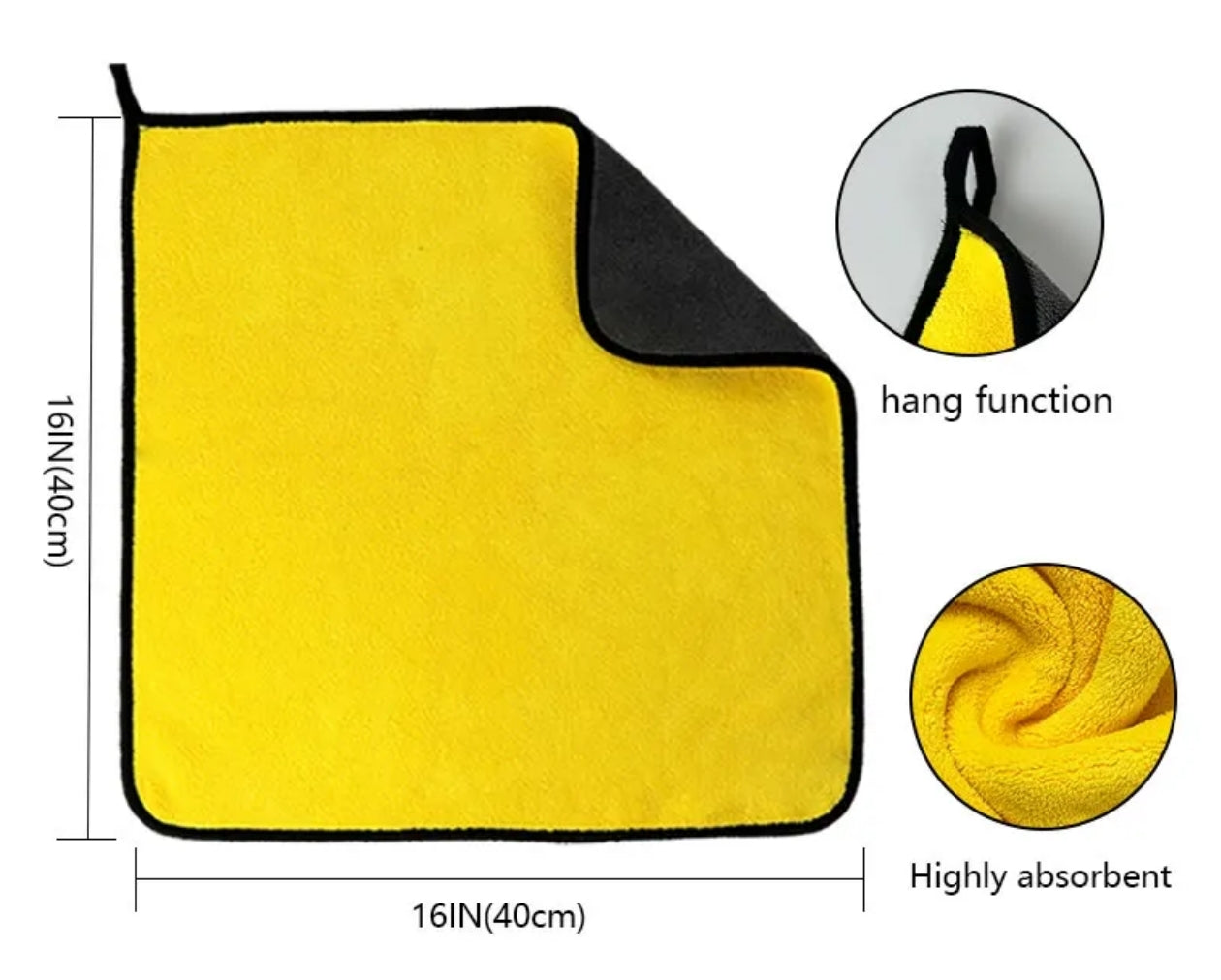 MICROMAGIC 650 GSM MICROFIBER CLOTH (3 PIECES)