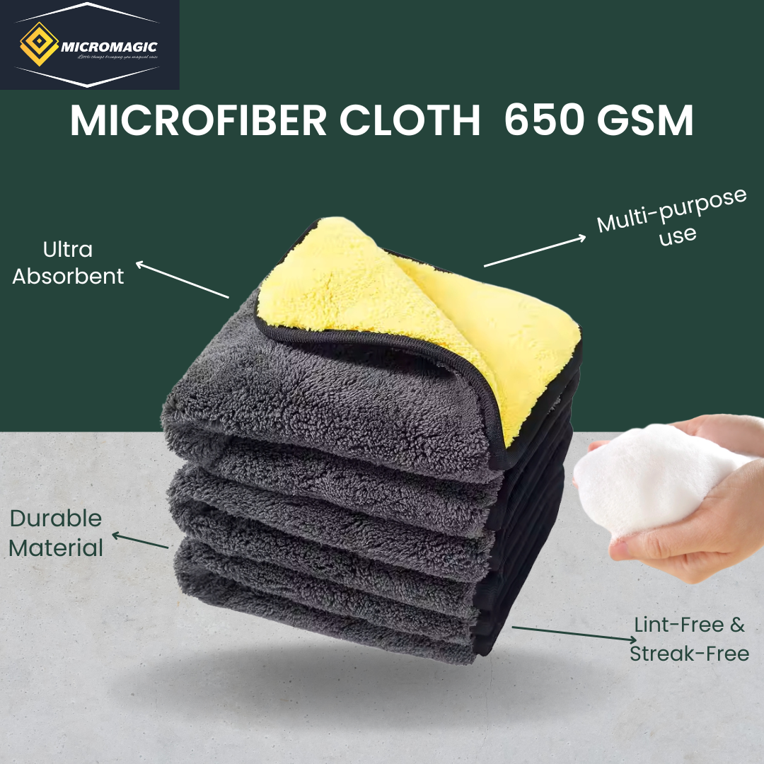 MICROMAGIC 650 GSM MICROFIBER CLOTH (3 PIECES)