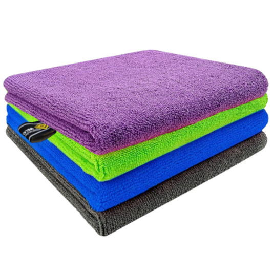 MICROMAGIC MULTIPURPOSE 350 GSM  MICROFIBER CLOTH (4 PIECES)